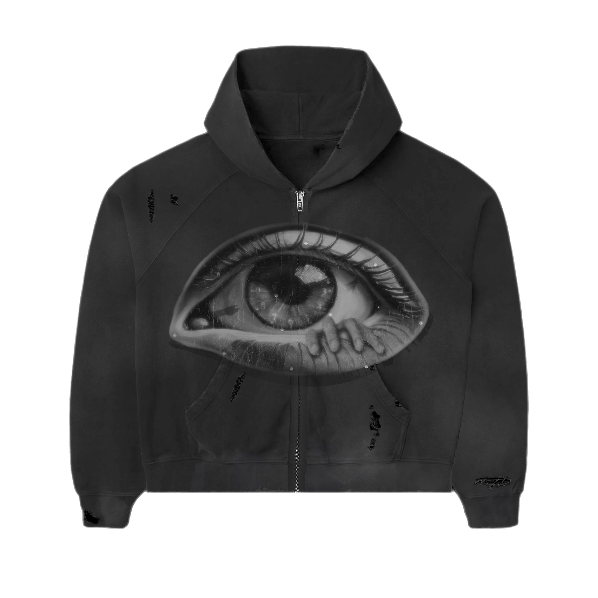 Jet Black Gaze Hoodie
