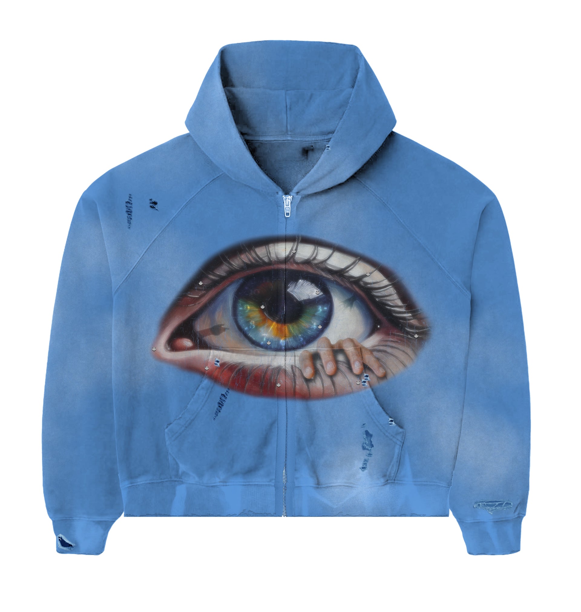 Blue Gaze Hoodie