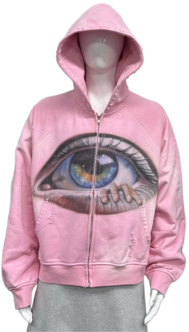 PINK GAZE HOODIE